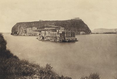 Neapol: Isola Di Nicida (zdjęcie czarno-białe) autorstwa Italian Photographer