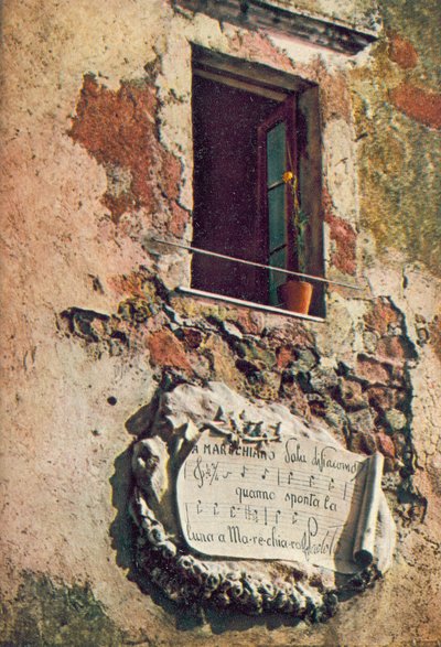 Neapol: Marechiaro (zdjęcie kolorowe) autorstwa Italian Photographer