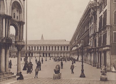 Piazza S Marco Dai Leoncini (b / w zdjęcie) autorstwa Italian Photographer