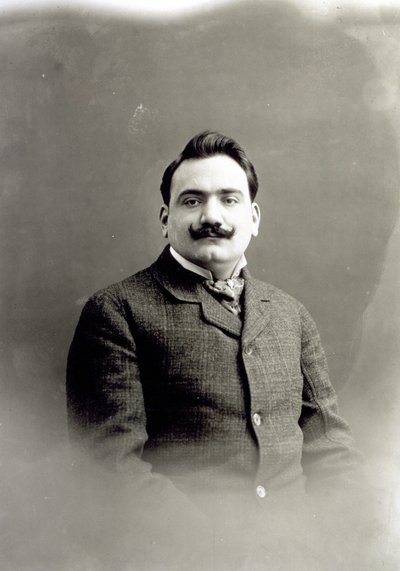 Portret Enrico Caruso, ok. 1900 autorstwa Italian Photographer