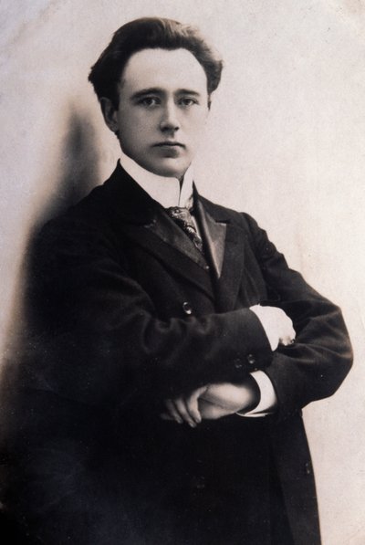 Portret Felixa von Weingartnera (1863-1942) austriackiego kompozytora i dyrygenta autorstwa Italian Photographer