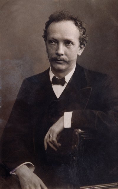 Portret Richarda Straussa (1864-1949) niemieckiego kompozytora. autorstwa Italian Photographer