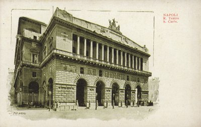 Real Teatro di San Carlo, Neapol autorstwa Italian Photographer