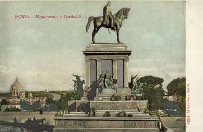 Rzym, Włochy, pomnik Garibaldiego autorstwa Italian Photographer