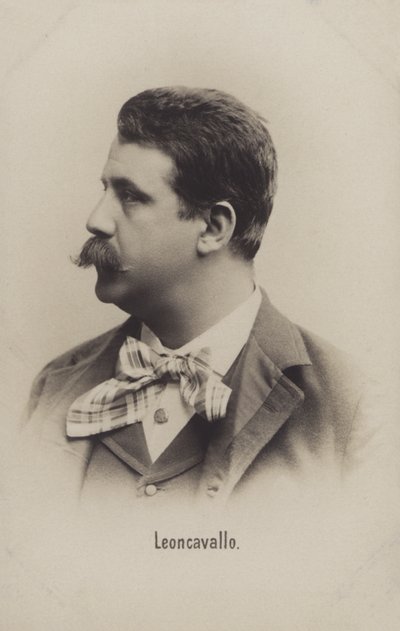 Ruggero Leoncavallo, włoski kompozytor autorstwa Italian Photographer