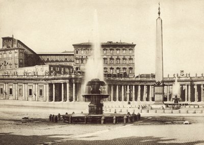 Plac Św. Piotra i Pałac Watykański autorstwa Italian Photographer