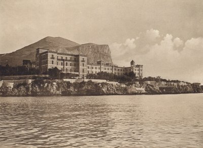 Sycylia / Sycylia: Villa Igea (zdjęcie czarno-białe) autorstwa Italian Photographer