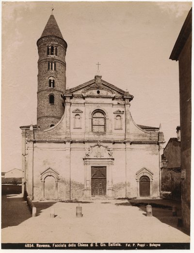 Kościół św Jana Chrzciciela, Rawenna, Emilia-Romania, Włochy, fot. Pietro Poppi, Bolonia, ok. 1900 autorstwa Italian Photographer