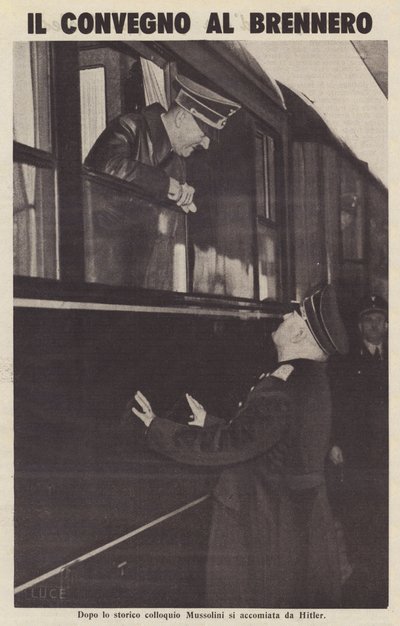 Konferencja Brennera (zdjęcie czarno-białe) autorstwa Italian Photographer