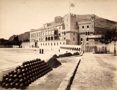 Pałac Książęcy w Monte Carlo, w Księstwie Monako autorstwa Italian Photographer