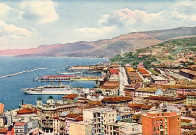 Triest: Panorama (kolorowe zdjęcie) autorstwa Italian Photographer