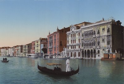 Wenecja, Canal Grande, Palazzo Ca d "Oro autorstwa Italian Photographer