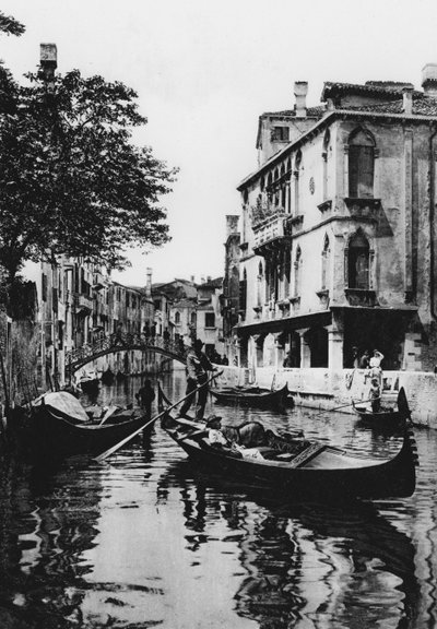 Wenecja, Rio Priuli (zdjęcie czarno-białe) autorstwa Italian Photographer