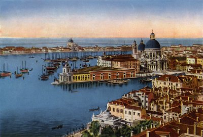 Venezia / Wenecja: Panorama z Kampanili (kolorowe zdjęcie) autorstwa Italian Photographer
