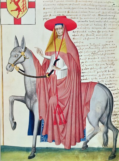 Biskup z „Codex Capodilista” (welum) autorstwa Italian School