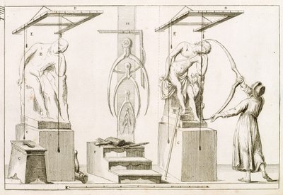 Pracownia Rzeźbiarzy, ok. 1800 autorstwa Italian School