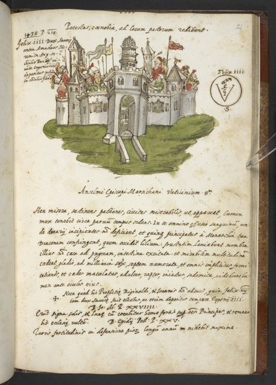 Dodaj MS 17432 „Proroctwa i obrazy piętnastego papieża, autorstwa Joachima z Fiore…” (tusz i kolor na papierze) autorstwa Italian School