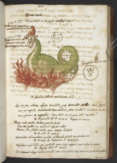 Dodaj MS 17432 „Proroctwa i obrazy piętnastego papieża, autorstwa Joachima z Fiore…” (tusz i kolor na papierze) autorstwa Italian School