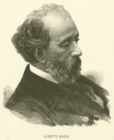 Alberto Mario (Grawerowanie) autorstwa Italian School
