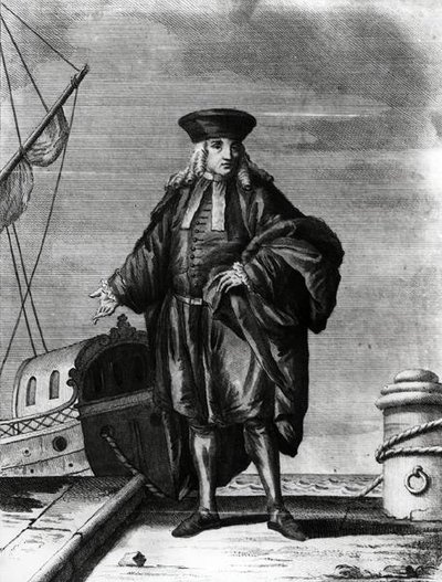 Admirał z Arsenału Weneckiego (rycina) (zdjęcie czarno-białe) autorstwa Italian School