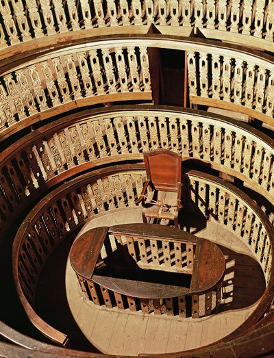 Teatr anatomiczny, zbudowany 1594-95 autorstwa Italian School