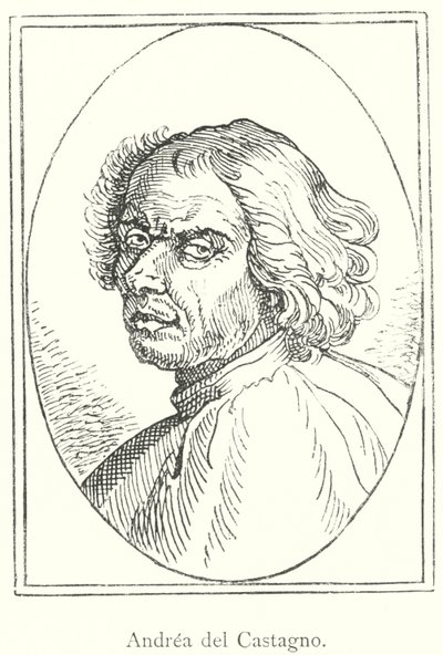 Andrea del Castagno (grawerunek) autorstwa Italian School