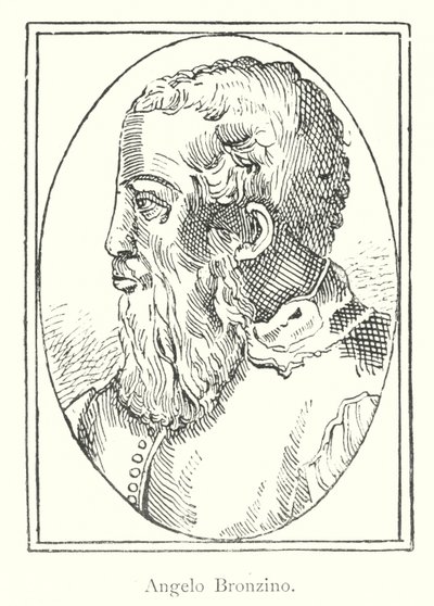 Angelo Bronzino (grafika) autorstwa Italian School