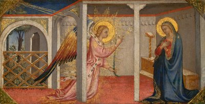 Zwiastowanie, Florencja, początek połowy XV wieku (tempera na desce) autorstwa Italian School