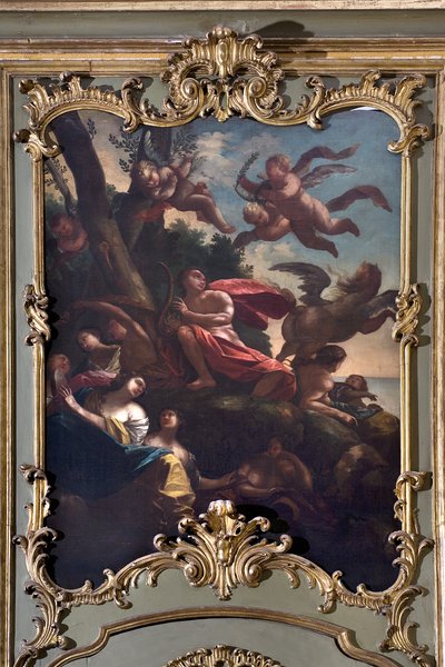 Apollo, Pegaz i Muzy autorstwa Italian School
