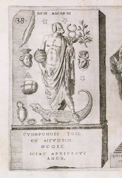 Apollo z głową psa, 1589 autorstwa Italian School