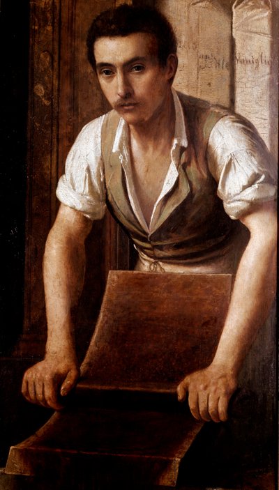 Rzemieślnicza produkcja czekolady Anonimowe malowanie znaku. 1875-1900 Mediolan, Museo di Milano autorstwa Italian School