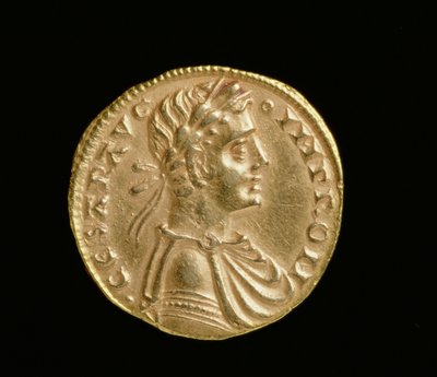 Augustalis Fryderyka II (1198-1250), Królestwo Sycylii i południowych Włoch, mennica w Mesynie, 1231-50 (awers) (złoto) (odwrotność patrz 168053) autorstwa Italian School