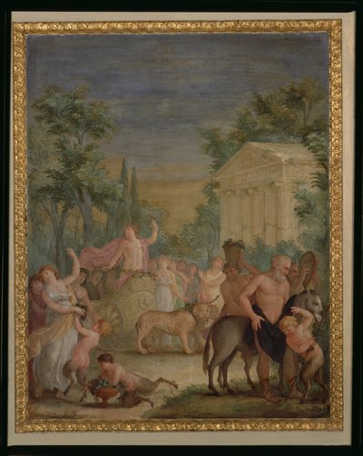 Bachus i Ariadna autorstwa Italian School
