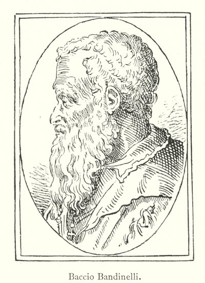 Baccio Bandinelli (grawerunek) autorstwa Italian School