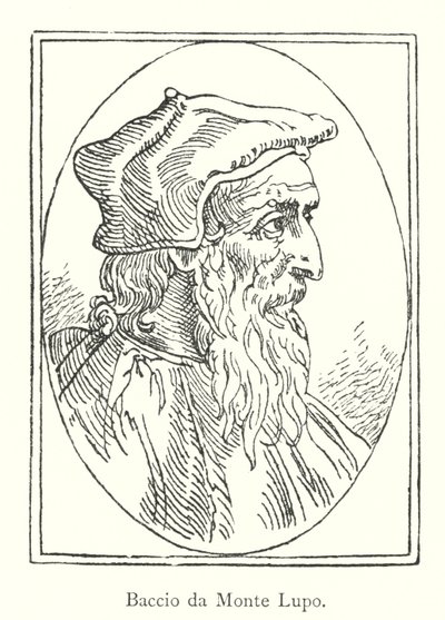 Baccio z Monte Lupo (grafika) autorstwa Italian School