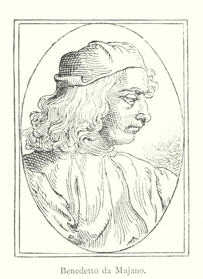 Benedetto da Majano (grafika) autorstwa Italian School