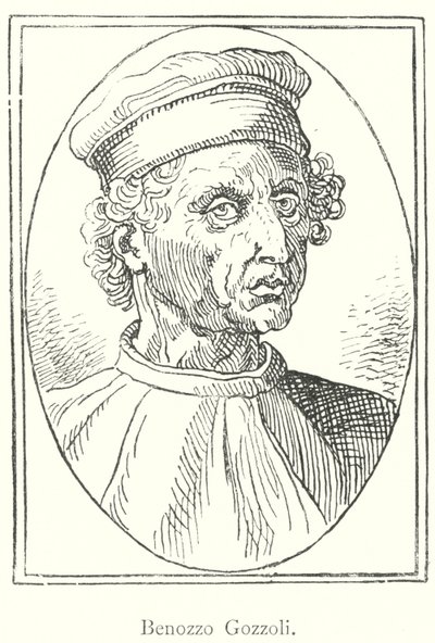 Benozzo Gozzoli (grawerunek) autorstwa Italian School