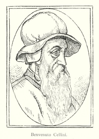 Benvenuto Cellini (grawerowanie) autorstwa Italian School