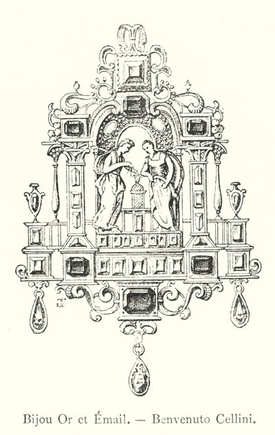 Bijou Or et Email, Benvenuto Cellini (grawerowanie) autorstwa Italian School