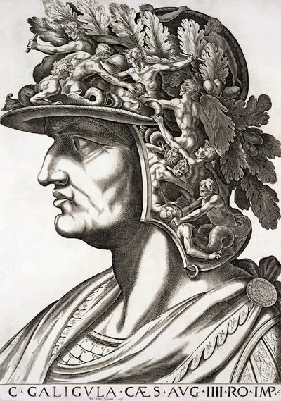 Kaligula Cezar (12-41 ne), 1596 autorstwa Italian School