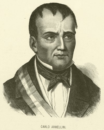 Carlo Armellini (grawerunek) autorstwa Italian School