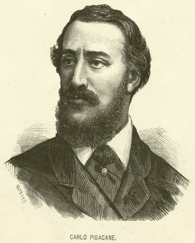 Carlo Pisacane (grawerowanie) autorstwa Italian School