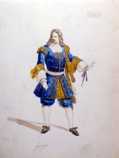 Postać Giorgia w „Traviacie” Giuseppe Verdi autorstwa Italian School