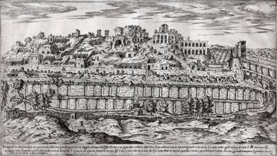 Circus Maximus, Rzym. (rytownictwo autorstwa Italian School