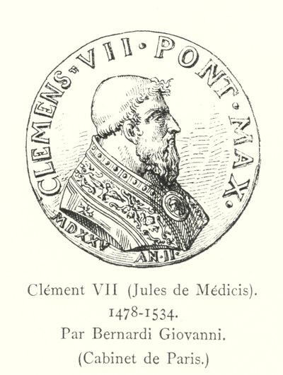 Klemens VII, Jules de Medicis autorstwa Italian School