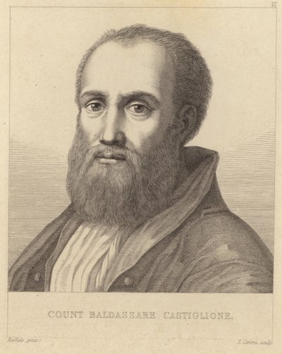 Hrabia Baldassare Castiglione (1478-1529) autorstwa Italian School