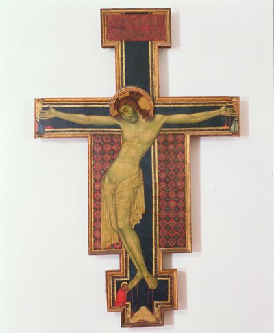 Krucyfiks (tempera na drewnie) autorstwa Italian School