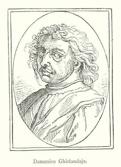 Domenico Ghirlandaio (grafika) autorstwa Italian School