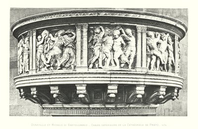 Donatello i Michele di Bartolommeo, zewnętrzna ambona katedry w Prato autorstwa Italian School