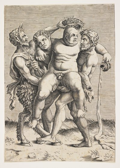 Pijany Silenus autorstwa Italian School